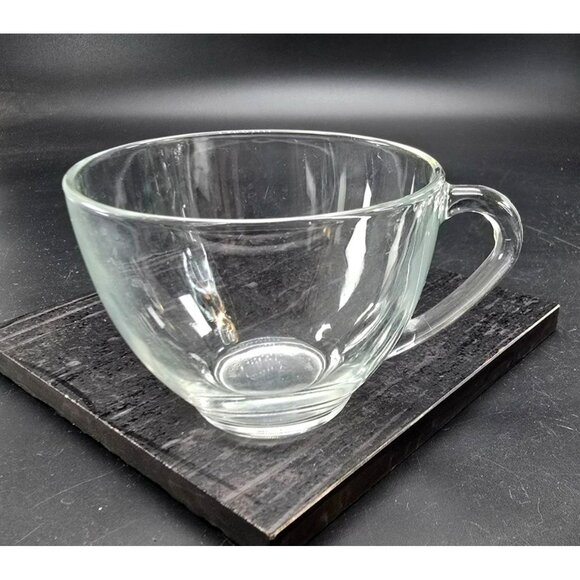 Arcoroc Clear Glass Coffee Tea Mug Hot & Cold Beverages DH1376 - Picture 1 of 5